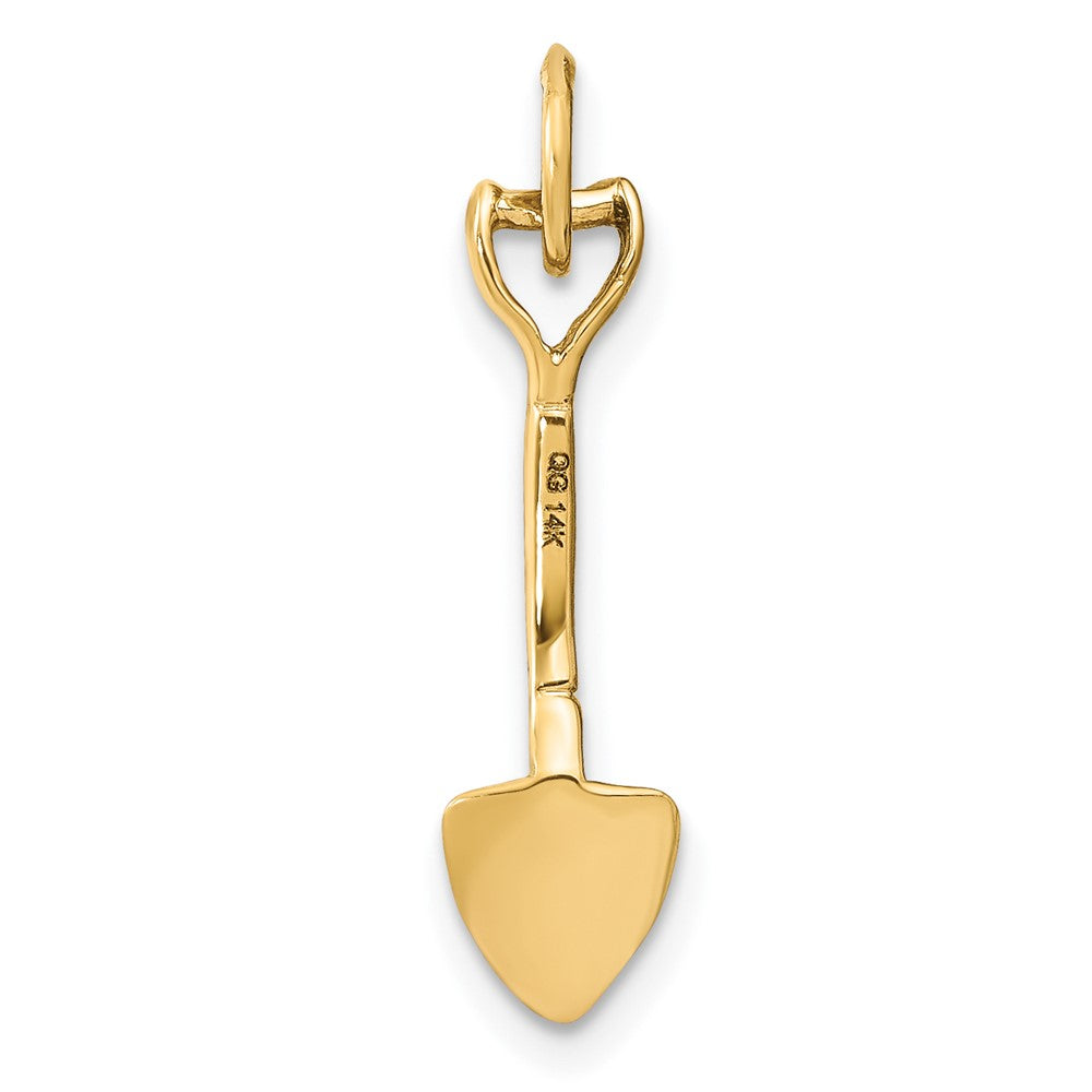 10k 3-D Spade Charm-10A2140