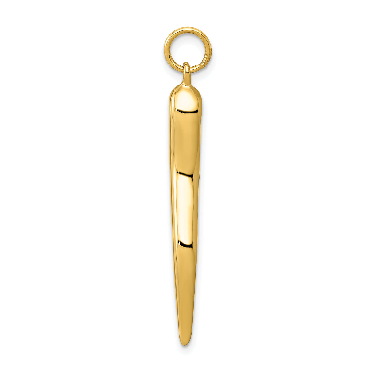 10k Large Italian Horn Charm-10A2699