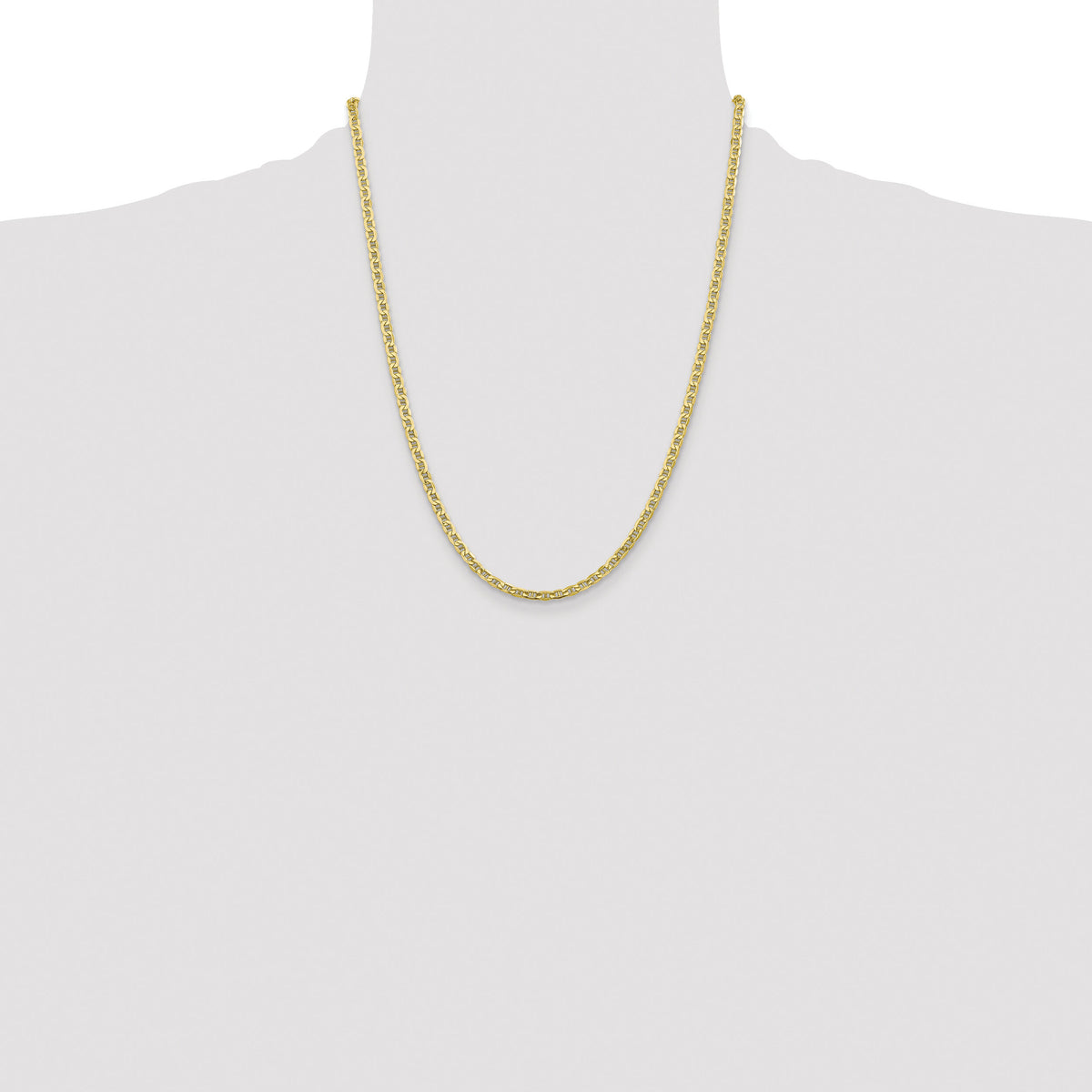 10k 4mm Semi-Solid Anchor Chain-10BC100-22