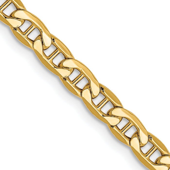 10k 4mm Semi-Solid Anchor Chain-10BC100-24