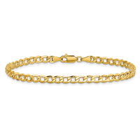 10k 4.3mm Semi-Solid Curb Link Chain-10BC107-8