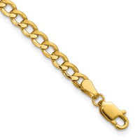 10k 4.3mm Semi-Solid Curb Link Chain-10BC107-8