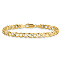 10k 5.25mm Semi-Solid Curb Link Chain-10BC108-9