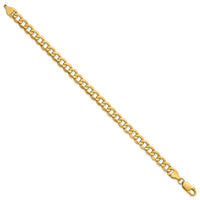 10k 6.5mm Semi-Solid Curb Link Chain-10BC109-8