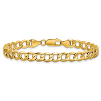 10k 6.5mm Semi-Solid Curb Link Chain-10BC109-8