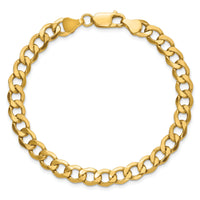 10k 6.5mm Semi-Solid Curb Link Chain-10BC109-8