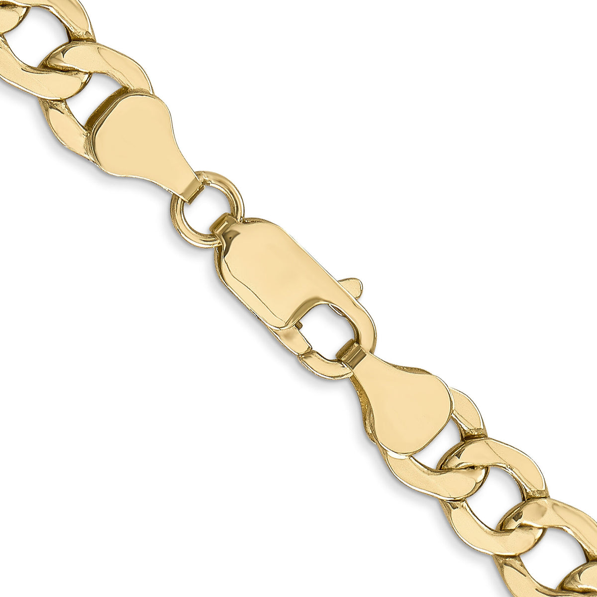 10k 7mm Semi-Solid Curb Link Chain-10BC110-26
