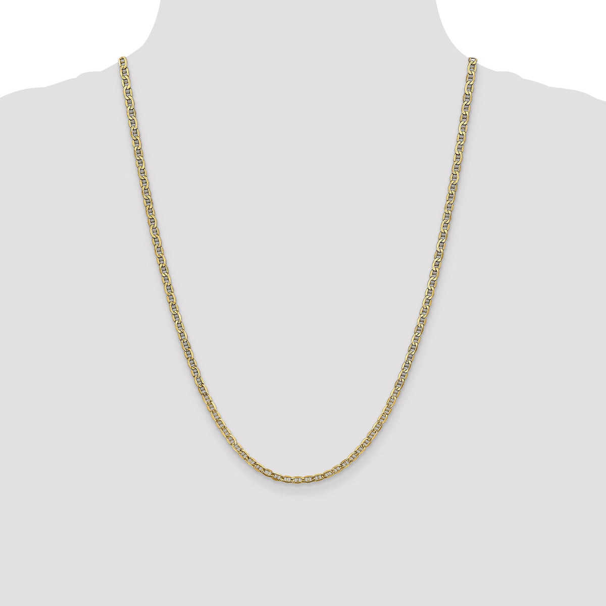 10k 3.2mm Semi-Solid Anchor Chain-10BC122-24