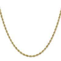 10k 3mm Semi-Solid Rope Chain-10BC133-22