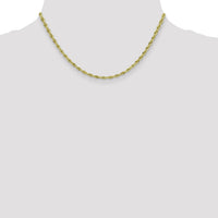 10k 3mm Semi-Solid Rope Chain-10BC133-16