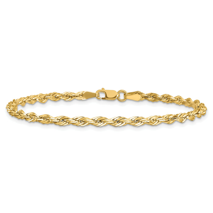 10k 3mm Semi-Solid Rope Chain-10BC133-9