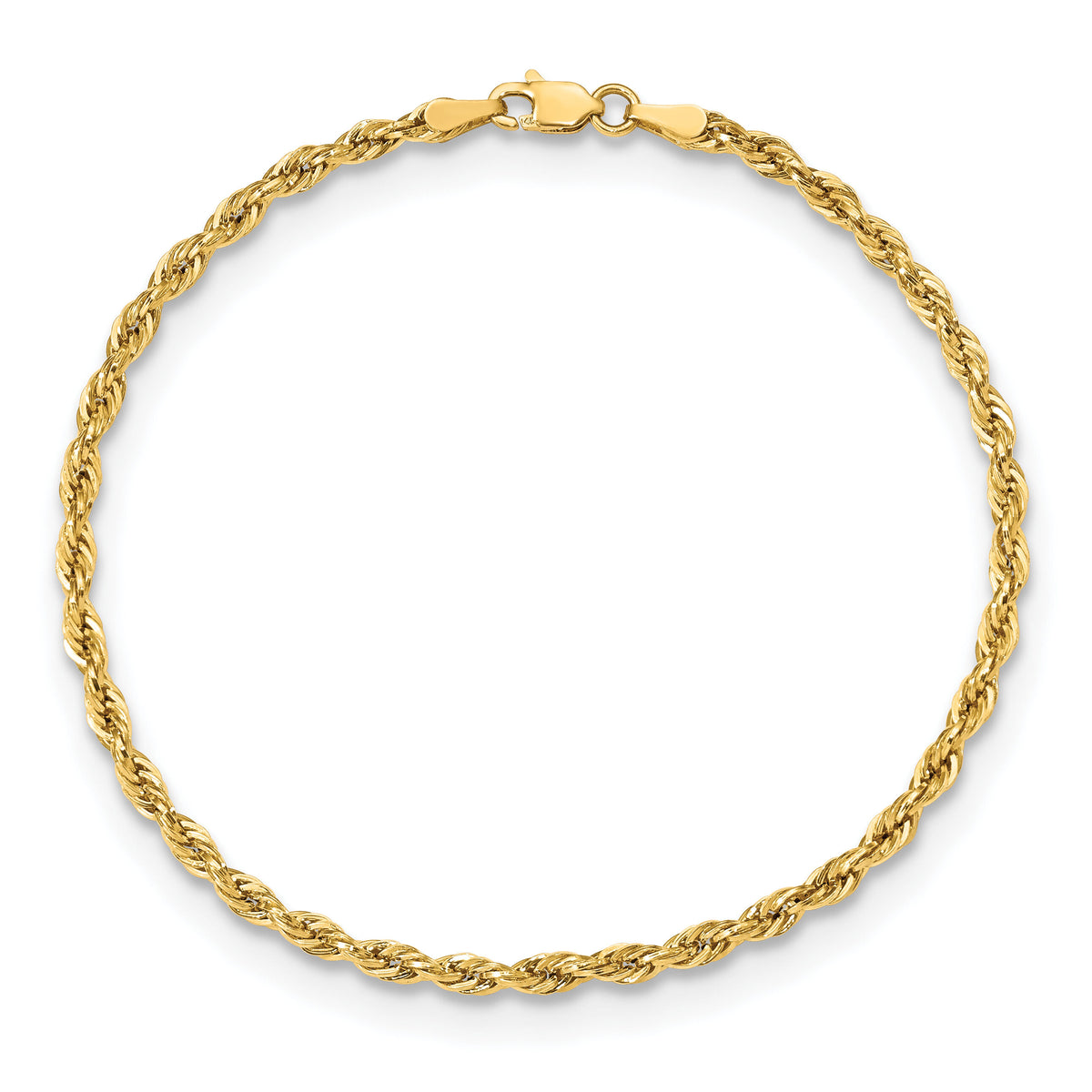 10k 3mm Semi-Solid Rope Chain-10BC133-7