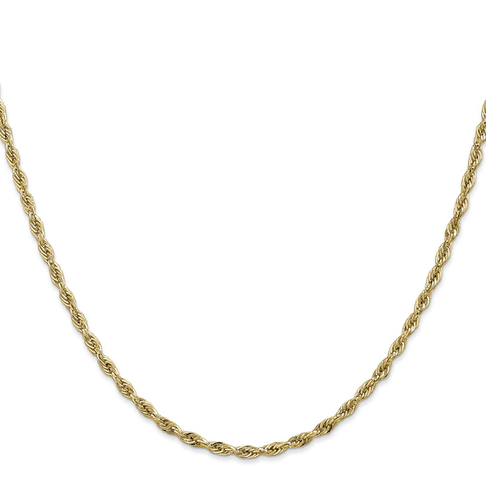 10k 2.8mm Semi-Solid Rope Chain-10BC134-22