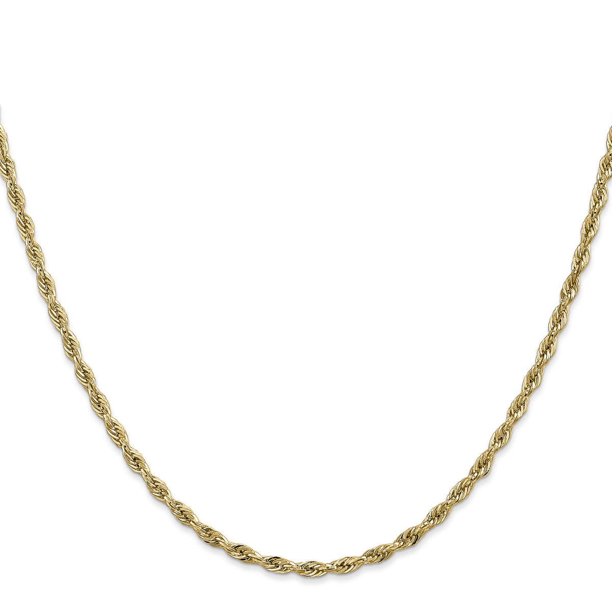 10k 2.8mm Semi-Solid Rope Chain-10BC134-20