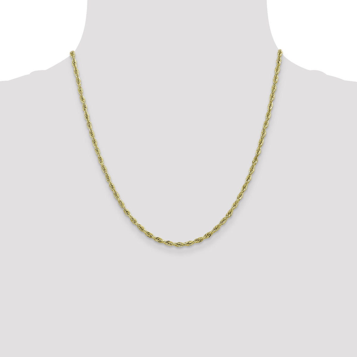 10k 2.8mm Semi-Solid Rope Chain-10BC134-20