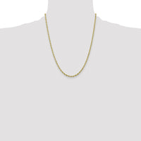 10k 2.8mm Semi-Solid Rope Chain-10BC134-22