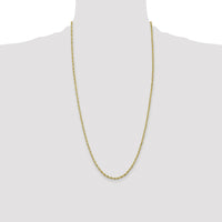 10k 2.8mm Semi-Solid Rope Chain-10BC134-28