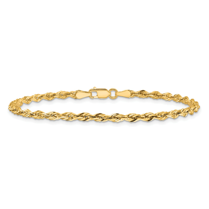 10k 2.8mm Semi-Solid Rope Chain-10BC134-9