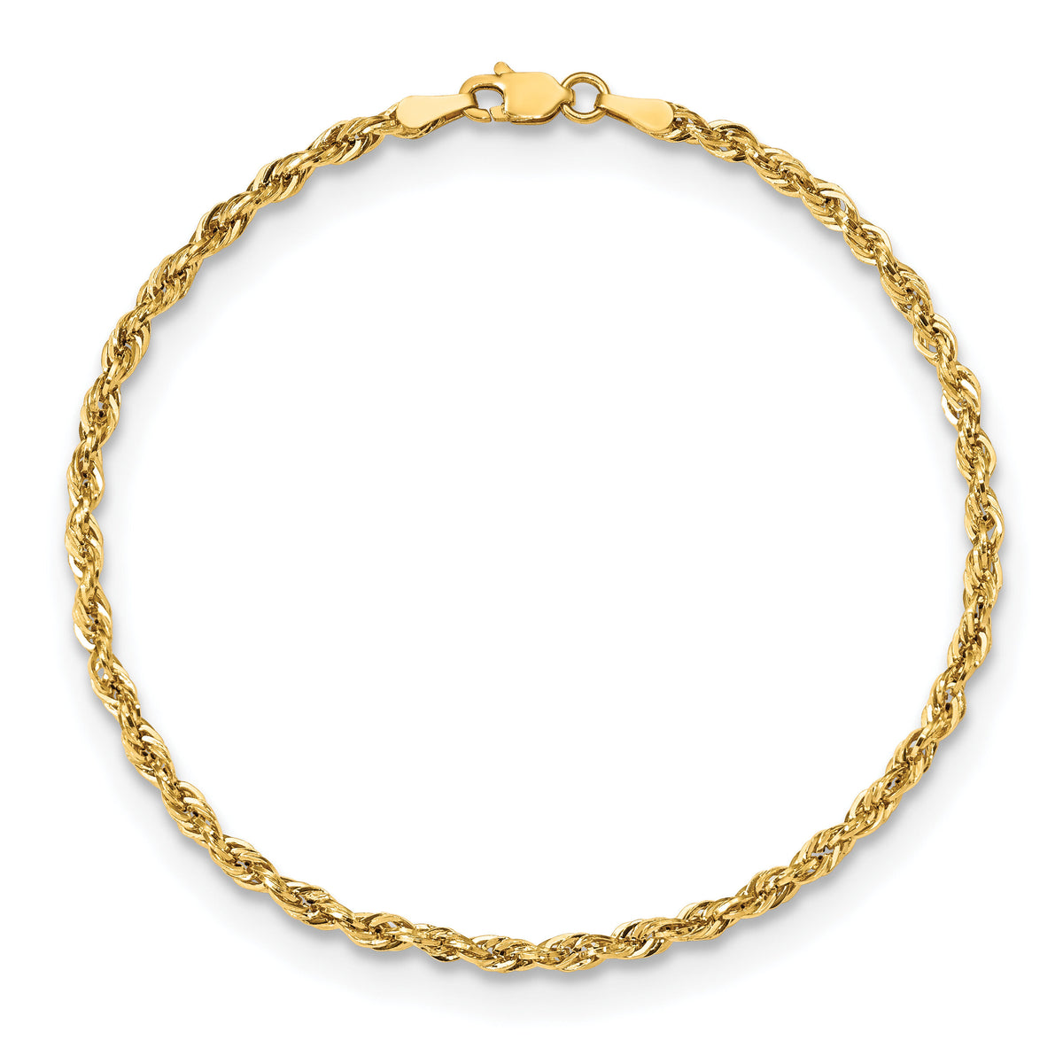 10k 2.8mm Semi-Solid Rope Chain-10BC134-8