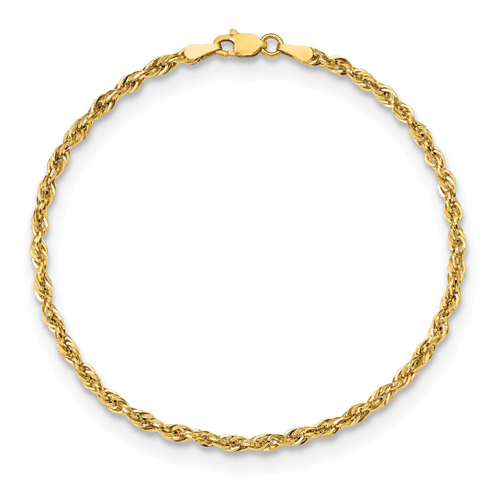 10k 2.8mm Semi-Solid Rope Chain-10BC134-9