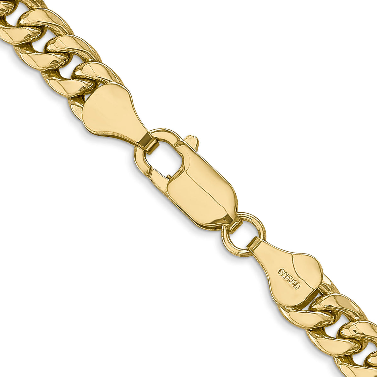 10k 6mm Semi-Solid Miami Cuban Chain-10BC154-26