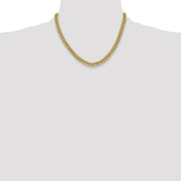 10k 6mm Semi-Solid Miami Cuban Chain-10BC154-18