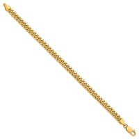 10k 6mm Semi-Solid Miami Cuban Chain-10BC154-8