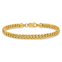 10k 6mm Semi-Solid Miami Cuban Chain-10BC154-8
