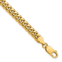 10k 6mm Semi-Solid Miami Cuban Chain-10BC154-8