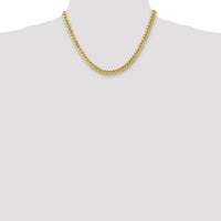 10k 6.75mm Semi-Solid Miami Cuban Chain-10BC155-18