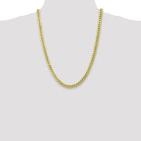 10k 6.75mm Semi-Solid Miami Cuban Chain-10BC155-24