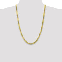 10k 6.75mm Semi-Solid Miami Cuban Chain-10BC155-26