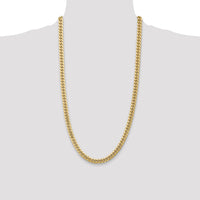 10k 6.75mm Semi-Solid Miami Cuban Chain-10BC155-28