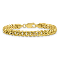 10k 6.75mm Semi-Solid Miami Cuban Chain-10BC155-8