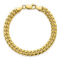 10k 6.75mm Semi-Solid Miami Cuban Chain-10BC155-8