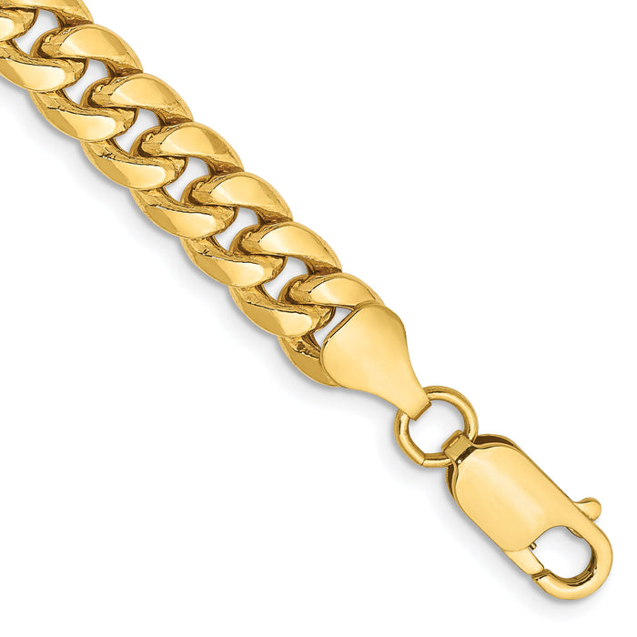 10k 6.75mm Semi-Solid Miami Cuban Chain-10BC155-8