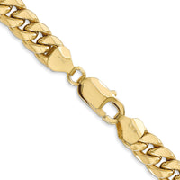 10k 7.3mm Semi-Solid Miami Cuban Chain-10BC156-20