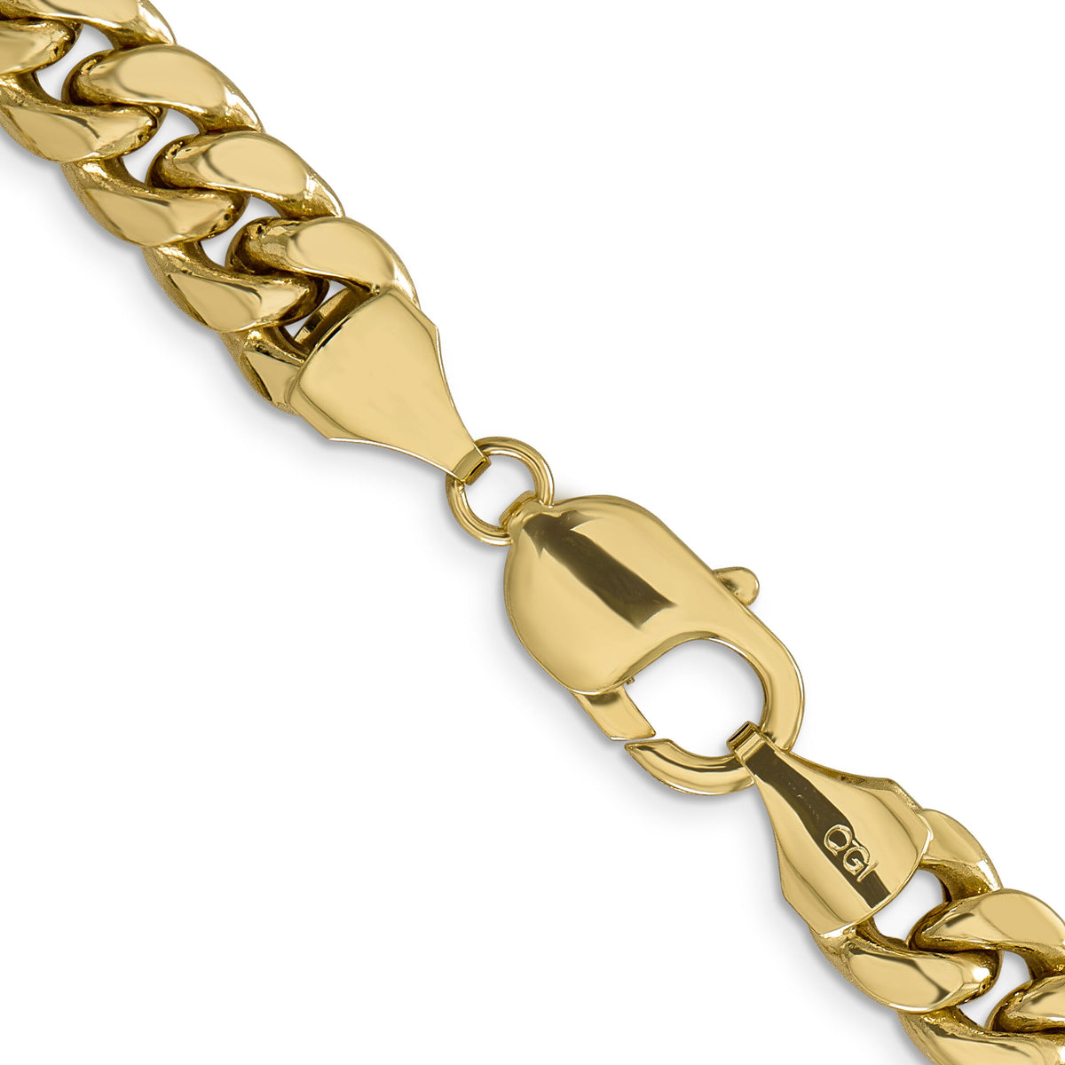 10k 9.3mm Semi-Solid Miami Cuban Chain-10BC157-22