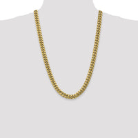 10k 9.3mm Semi-Solid Miami Cuban Chain-10BC157-26