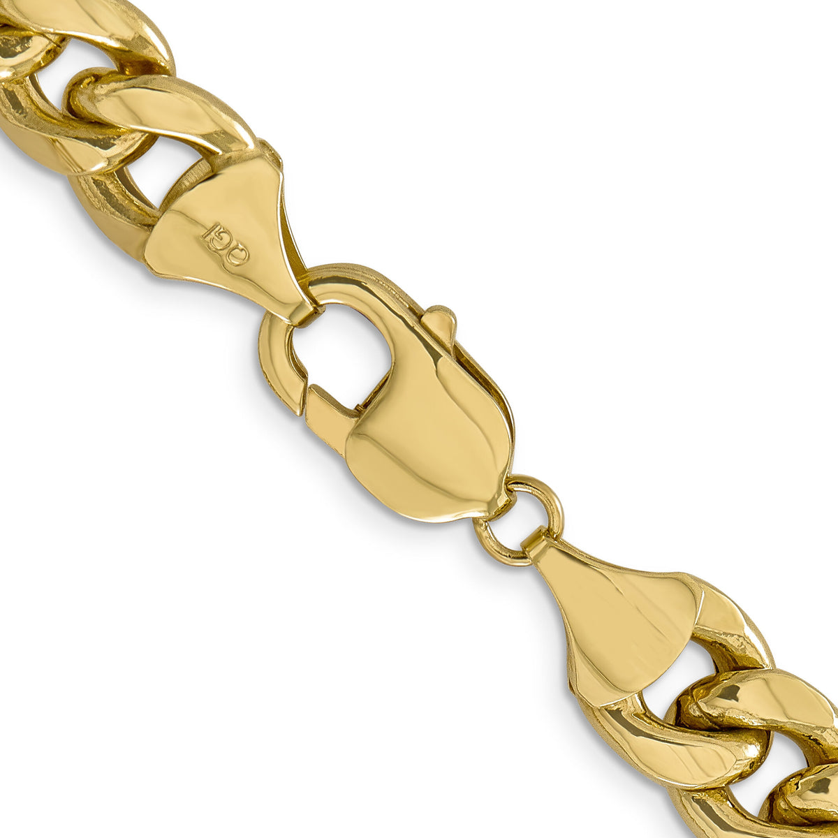 10k 11mm Semi-Solid Miami Cuban Chain-10BC158-24