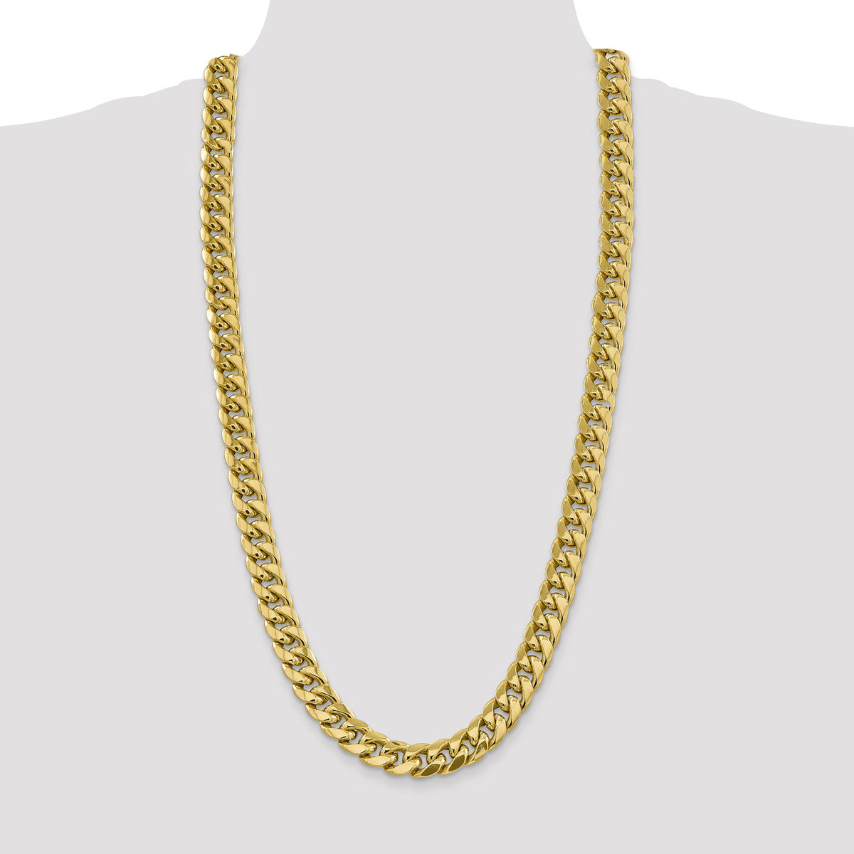 10K 13.2mm Semi-Solid Miami Cuban Chain-10BC164-30