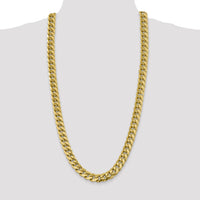 10K 13.2mm Semi-Solid Miami Cuban Chain-10BC164-30