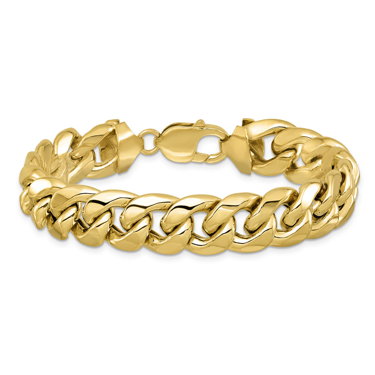 10K 13.2mm Semi-Solid Miami Cuban Chain-10BC164-10