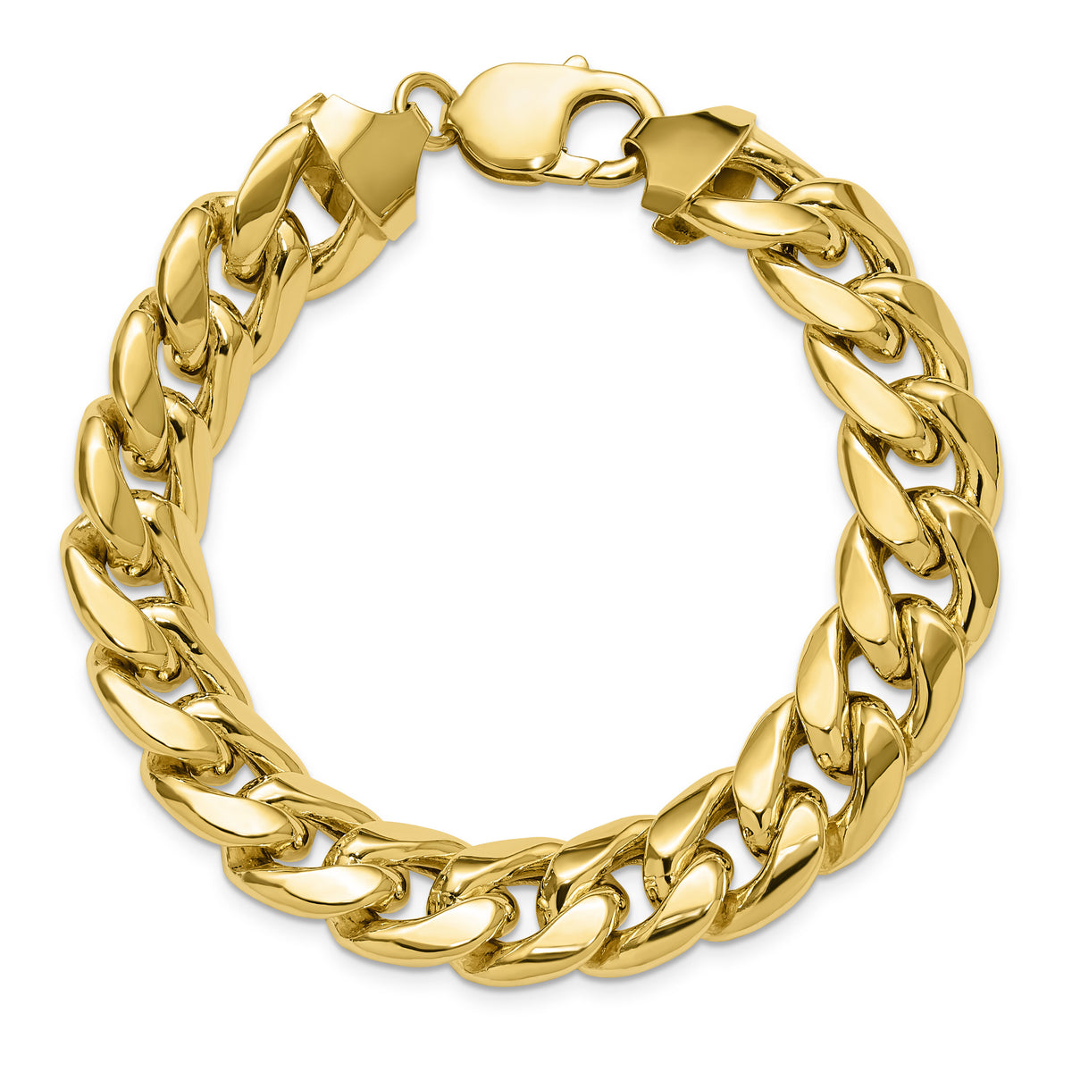 10K 13.2mm Semi-Solid Miami Cuban Chain-10BC164-10