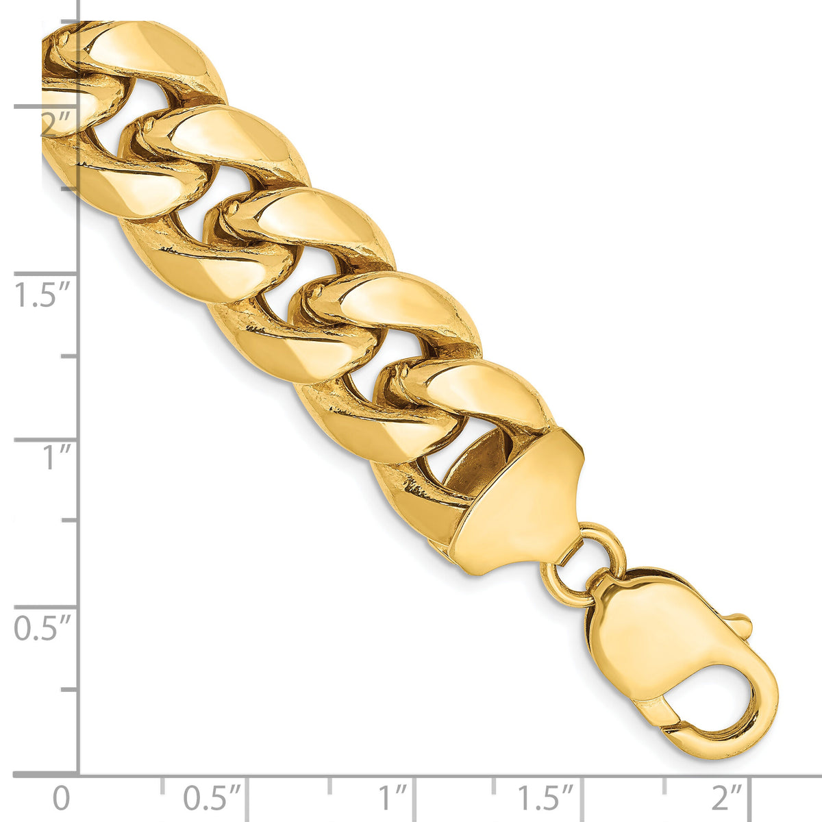 10K 13.2mm Semi-Solid Miami Cuban Chain-10BC164-8