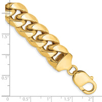 10K 13.2mm Semi-Solid Miami Cuban Chain-10BC164-8