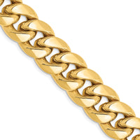 10K 13.2mm Semi-Solid Miami Cuban Chain-10BC164-22
