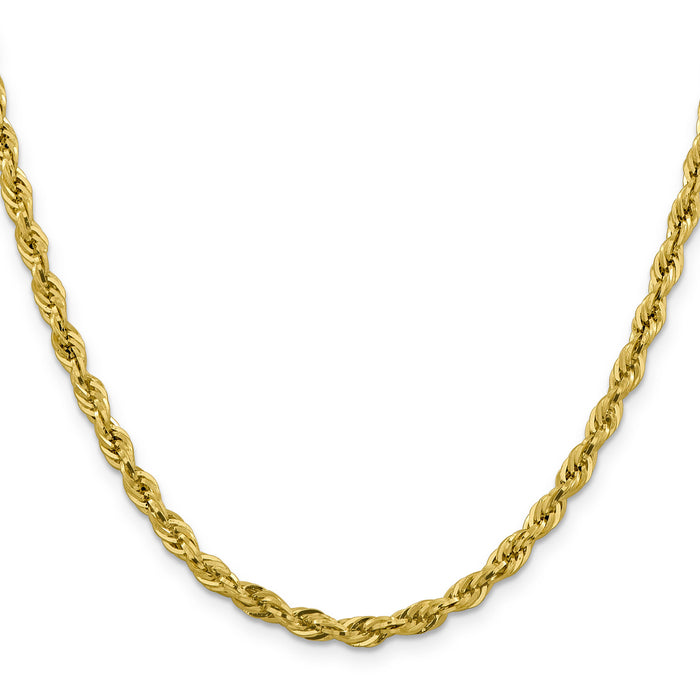 10k 4.25mm Semi-Solid Rope Chain-10BC168-20