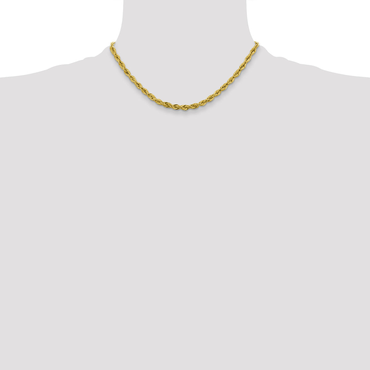 10k 4.25mm Semi-Solid Rope Chain-10BC168-16