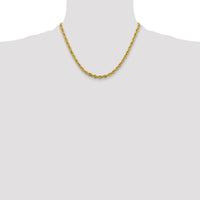10k 4.25mm Semi-Solid Rope Chain-10BC168-18